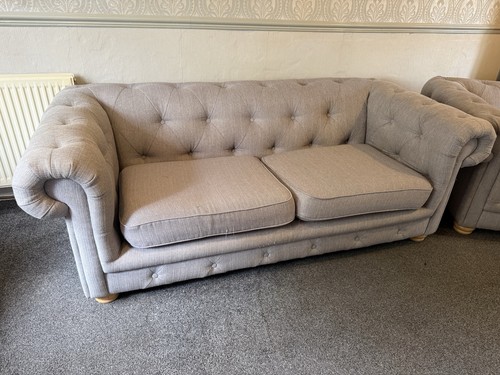 Dfs chesterfield sofa and 3 - sofa,