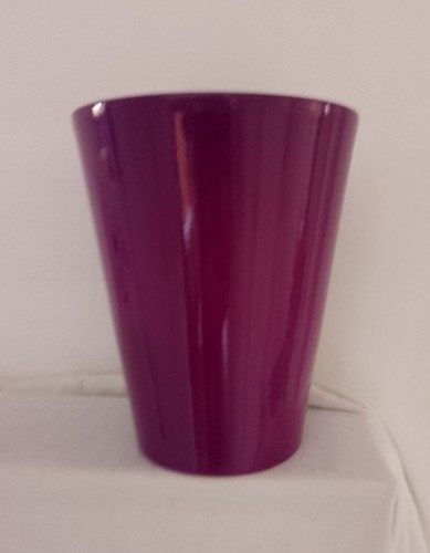 Medium purple ceramic - purple, vase