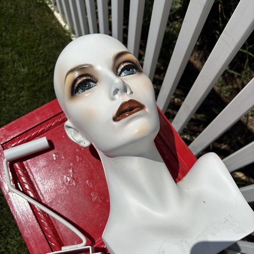 Female mannequin head - female,