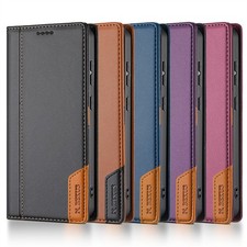 Magnetic Flip Leather Case For