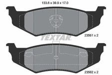 Brake pads 2356102 TEXTAR for CHRYSLER DODGE PLYMOUTH