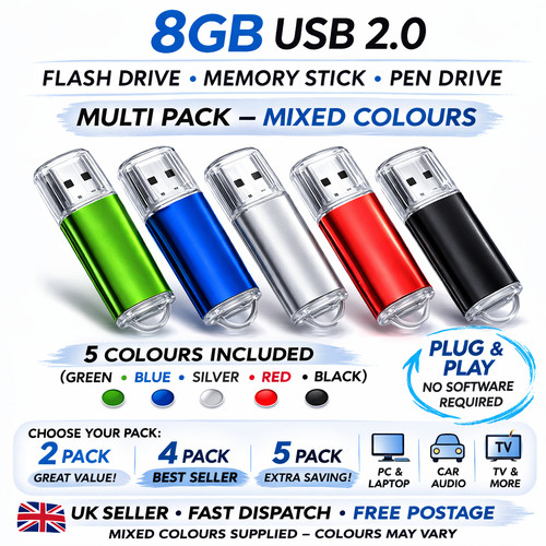 8gb usb flash drive memory - 2.0,
