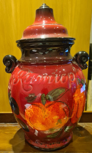 Large vintage rumtopf storage - large,