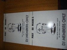 MAY 1988 MIXES 1 & 2 DISCO MIX CLUB DMC DJ MEMBERS ONLY UK VINYL