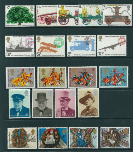 1974 complete commemorative - gb,