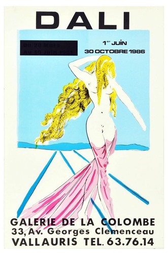 Vintage 1980 salvador dali - vintage,