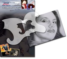 HARDER & STEENBECK AIRBRUSH STENCILS - FREEHAND PORTRAIT SET
