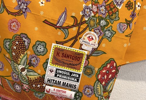 Indonesian cotton batik fabric - indonesian,