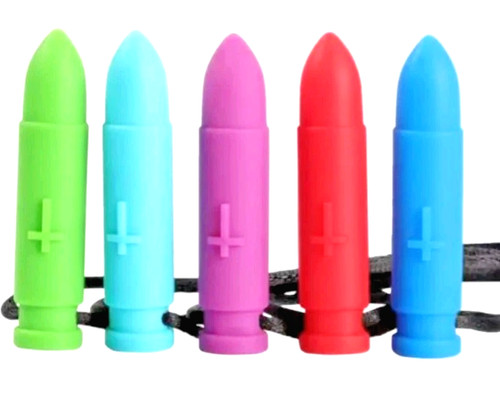 Bullet sensory chew - chew, necklace
