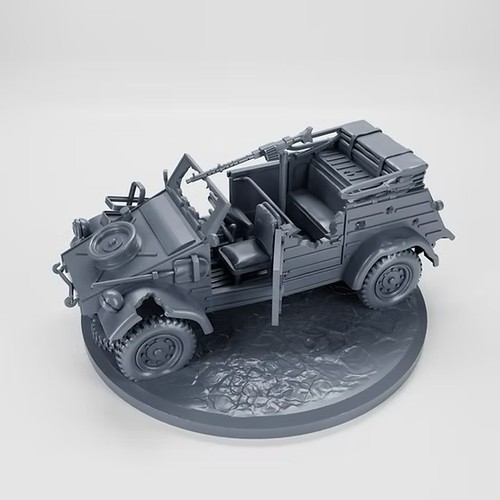 Destroyed kubelwagen resin - kubelwagen,