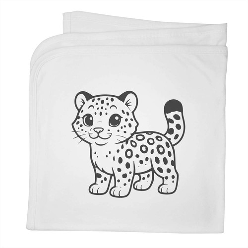 Cute snow leopard - snow, baby