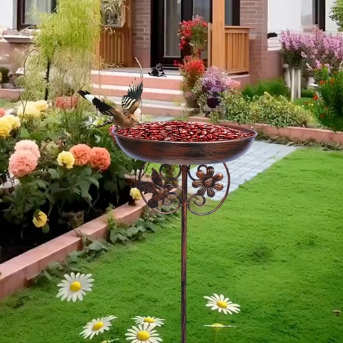 Garden bird bath pedestal - bath,