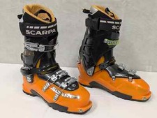 SCARPA Maestrale Ski Touring Boots Mondo 29.5 UK 10.5 Black Orange Snowboarding