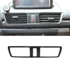 Protect Your Car with New Carbon Fiber Style Air Vent Trim Cover for Mazda 3
