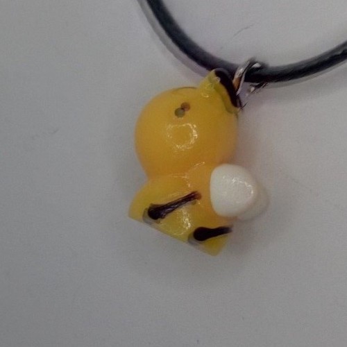 Bumble bee pendant necklace - bumble,
