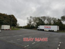 PHOTO  TESCO LORRY AT CAR PARK