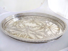VINTAGE SILVER PLATE OVAL