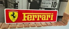 Ferrari logo aluminum sign  6"