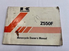 Kawasaki Z550F ZR550-A1 1982 Owners Handbook Manual 99922-1220-01