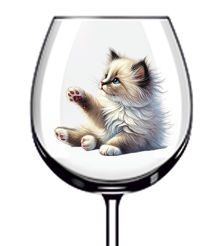 12x ragdoll cat kitten vinyl - 12x,