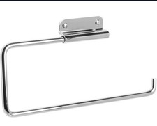 iDesign Kitchen Roll Holder Wall Mounted, Paper Towel Holder under Cabinet