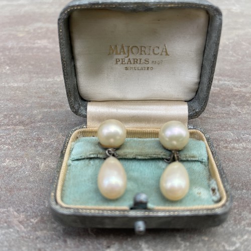 Vintage majorica pearls drop - vintage,