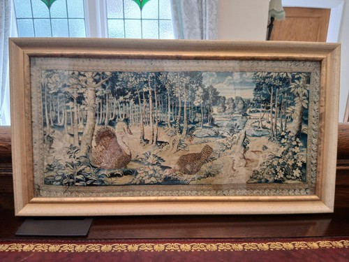 Swan and cygnets tapestry - swan,
