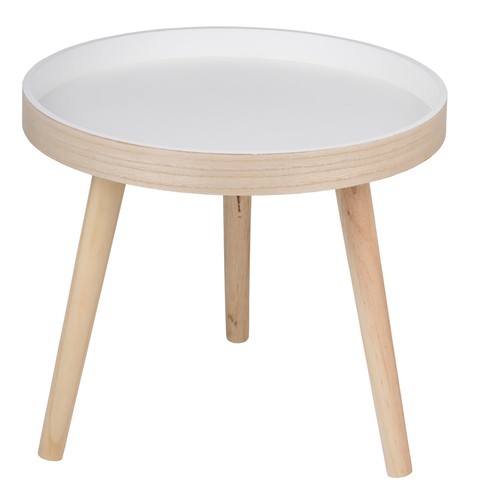 40cm small round wooden coffee - small,