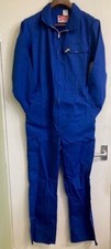 JAYBRAND POLYCOTTON BOILERSUIT ROYAL/NAVY/RED  36" 38" 49" OVERALL COVERALL