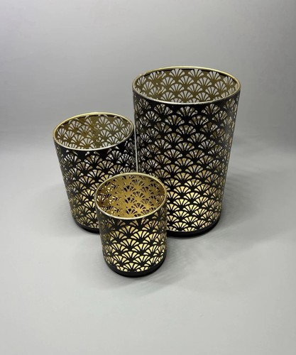 Metal hurricane candle - metal,