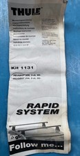 Thule roof bar fitting kit 1131 - Peugeot 206 1998 onwards