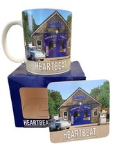 Heartbeat retro british mug - british,