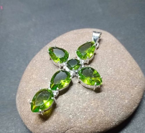 Natural peridot 5x7 - peridot, mm