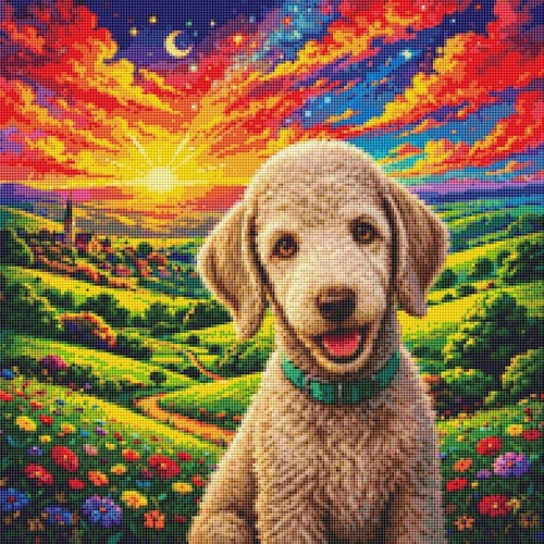 Bedlington terrier - terrier, (liver)