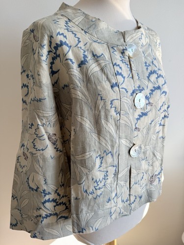 Sahara linen jacket floral - sahara,