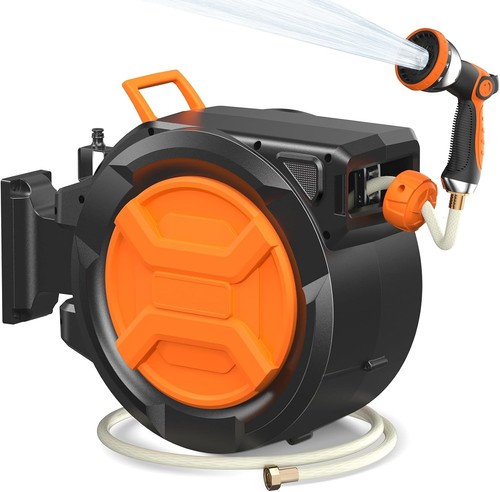 Garden hose reel x 30 - hose, 1/2"