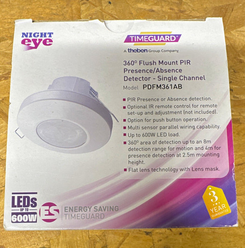 Timeguard pdfm361ab pir - pir, 360°