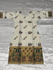 Women ladies Kerala kurti kurthi party wear trendy pure Cotton Onam Prints Vishu
