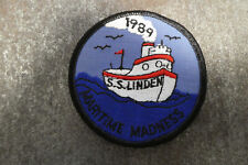 Maritime Madness 1989 Cloth Patch Badge Boy Scouts Scouting (L16K)