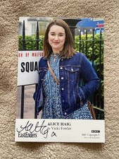 ALICE HAIG- VICKI FOWLER (EASTENDERS) HAND SIGNED CAST CARD