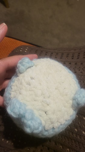 Handmade crochet whale - handmade, soft