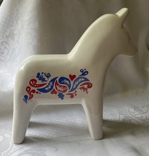 Swedish vinterfest dala horse - vinterfest,