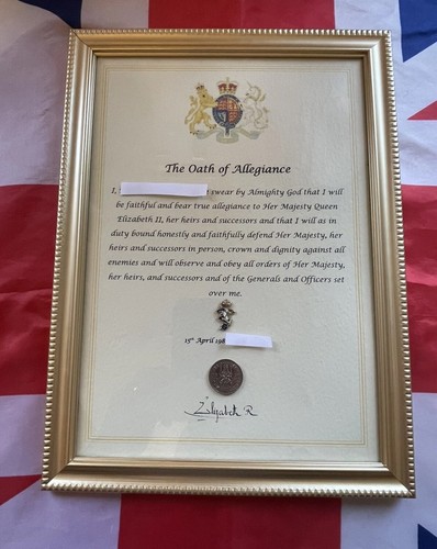 Oath allegiance reme royal - of,
