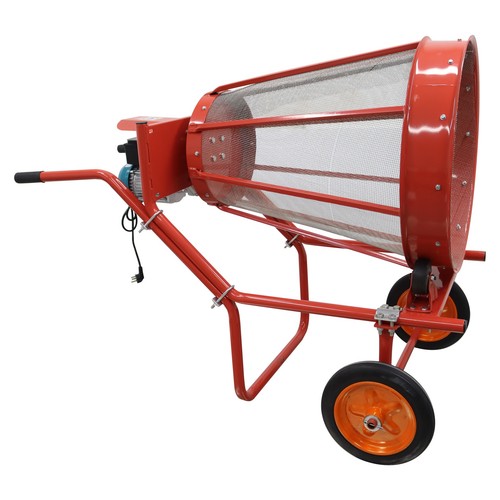 Rotary soil sieve hand push - soil,