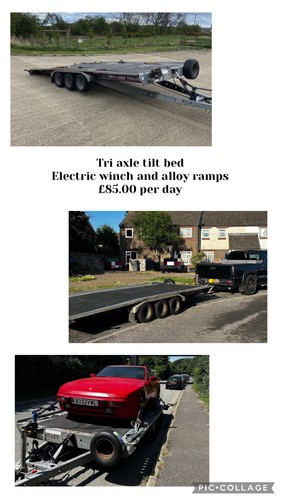 Car transporter flatbed - car, flatbed/box