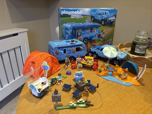 Playmobil caravan and car - playmobil,