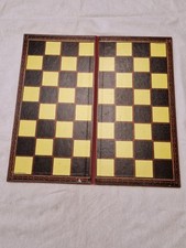 Classic Looking Leatherette Chess and Draughts Board