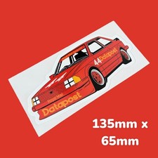 Datapost Saloon Ford Escort Vinyl Sticker Classic Car Rally Racing Royal Mail Uk
