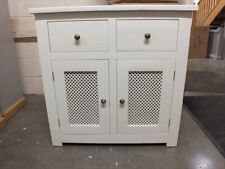 SHABBY CHIC PAINTED SIDEBOARD WITH FRETWORK -BESPOKE AVAILABLE- F&B WHITE TIE