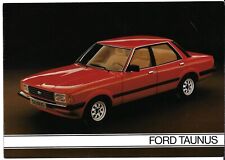 Ford Taunus c1980 Dutch Market Sales Brochure Custom L GL Ghia Cortina Mk5